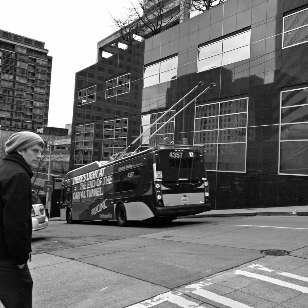 Seattle Downtown - Black & White street series (7)