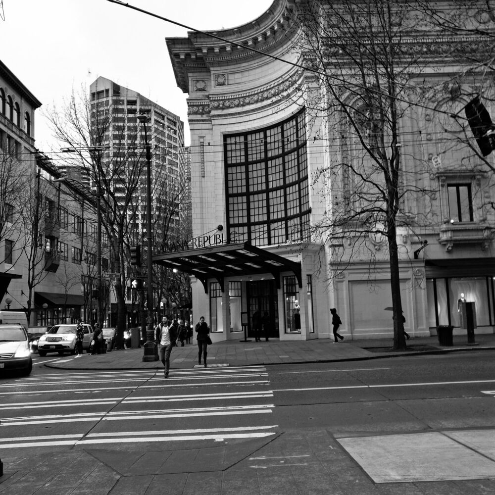 Seattle Downtown - Black & White street series (8)