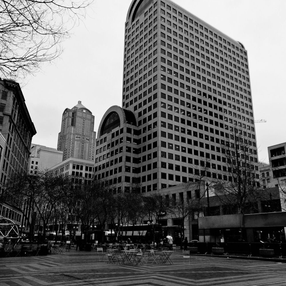 Seattle Downtown - Black & White street series (9)