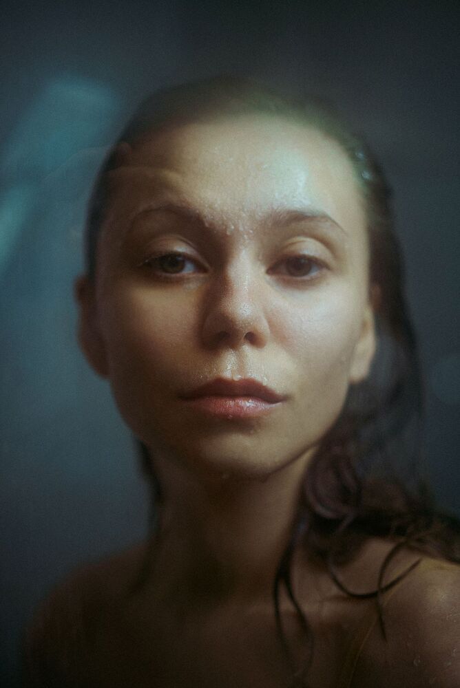 Cold water. Self Portraits. (4)