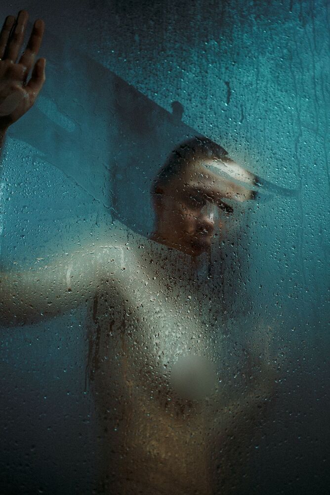 Cold water. Self Portraits. (10)