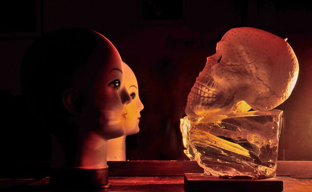 Skulls, crystals, glass, flowers: alchemy of objects (8)
