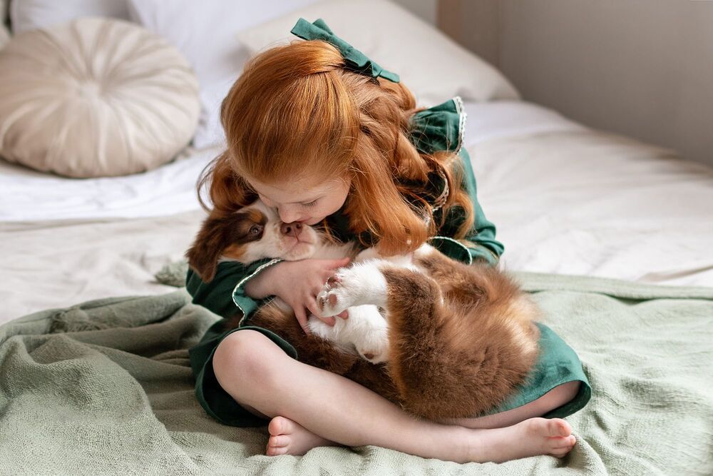 Girl and here puppy Coffee (9)