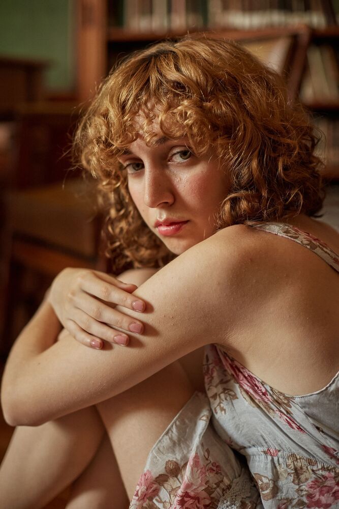 Martina at the library (4)