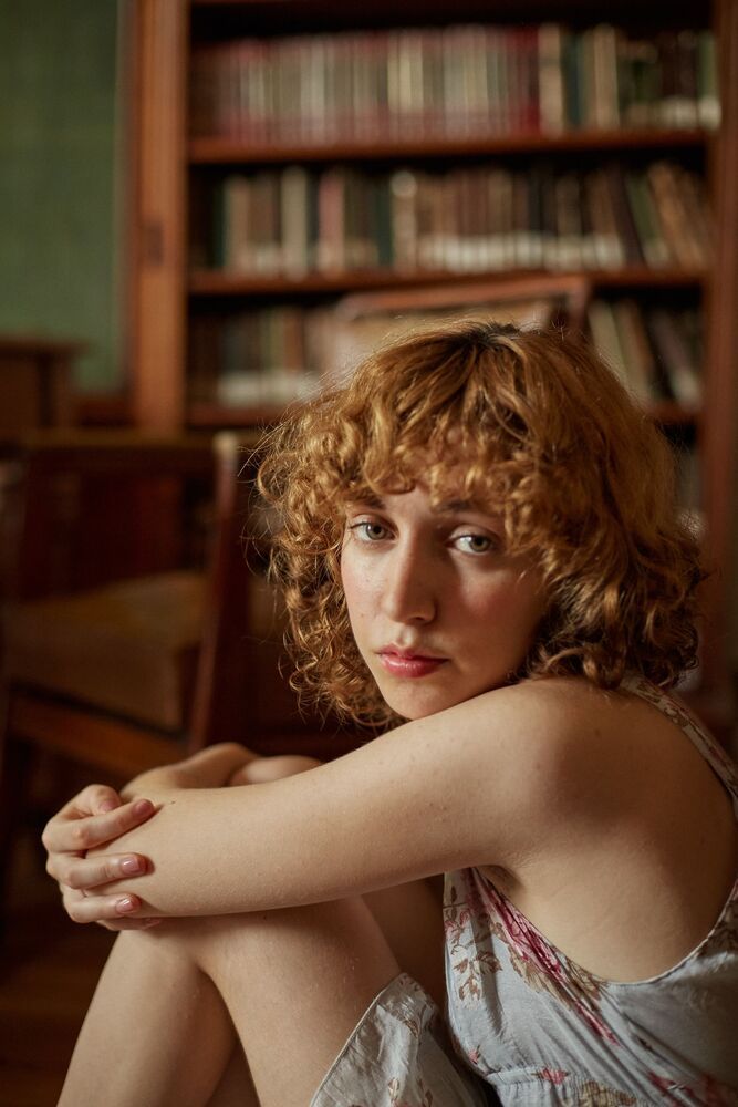 Martina at the library (6)