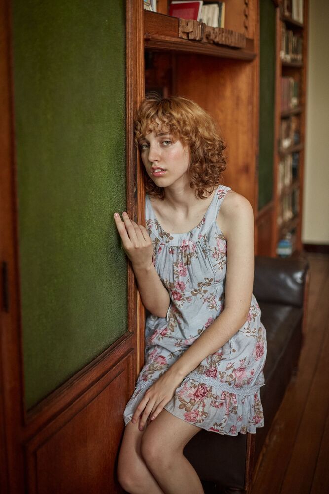 Martina at the library (7)
