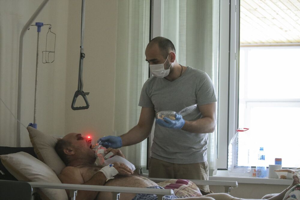 Один час в ковидном госпитале. Гудаута. (5)