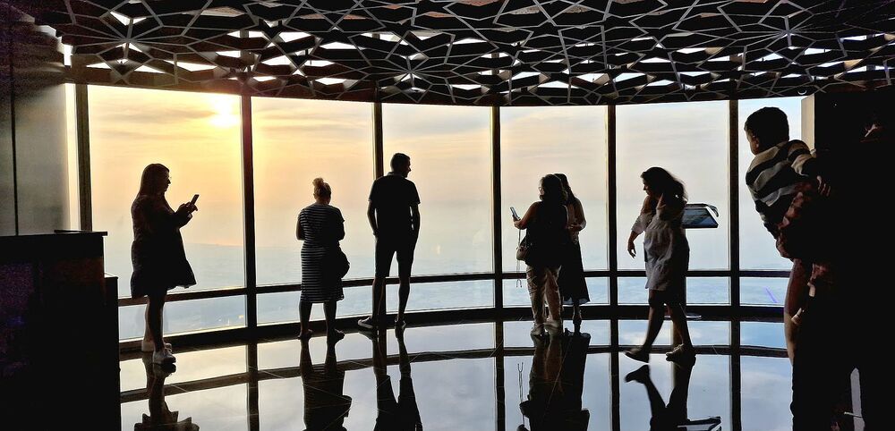 Dubai and sunset (2)