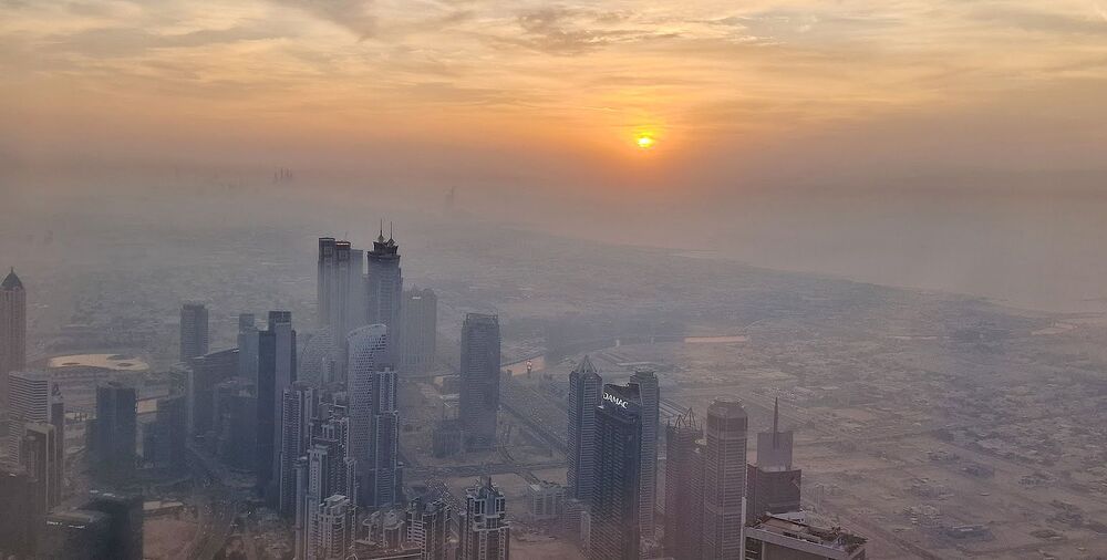 Dubai and sunset (4)