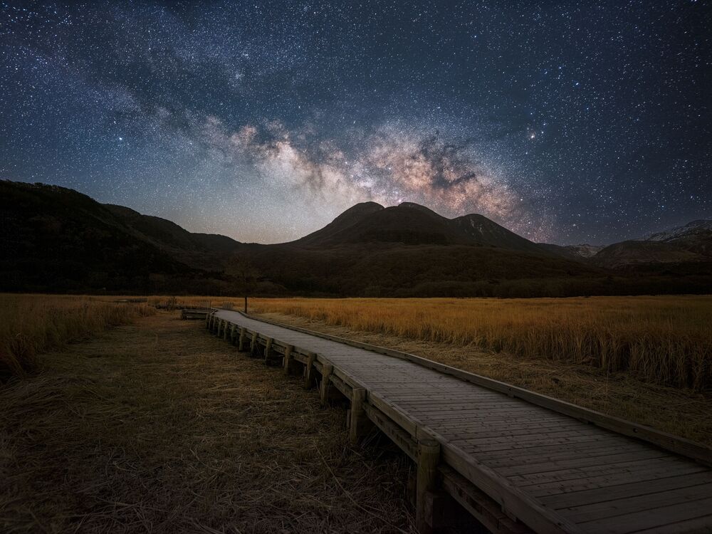 Starscape of Kyushu in Japan (3)