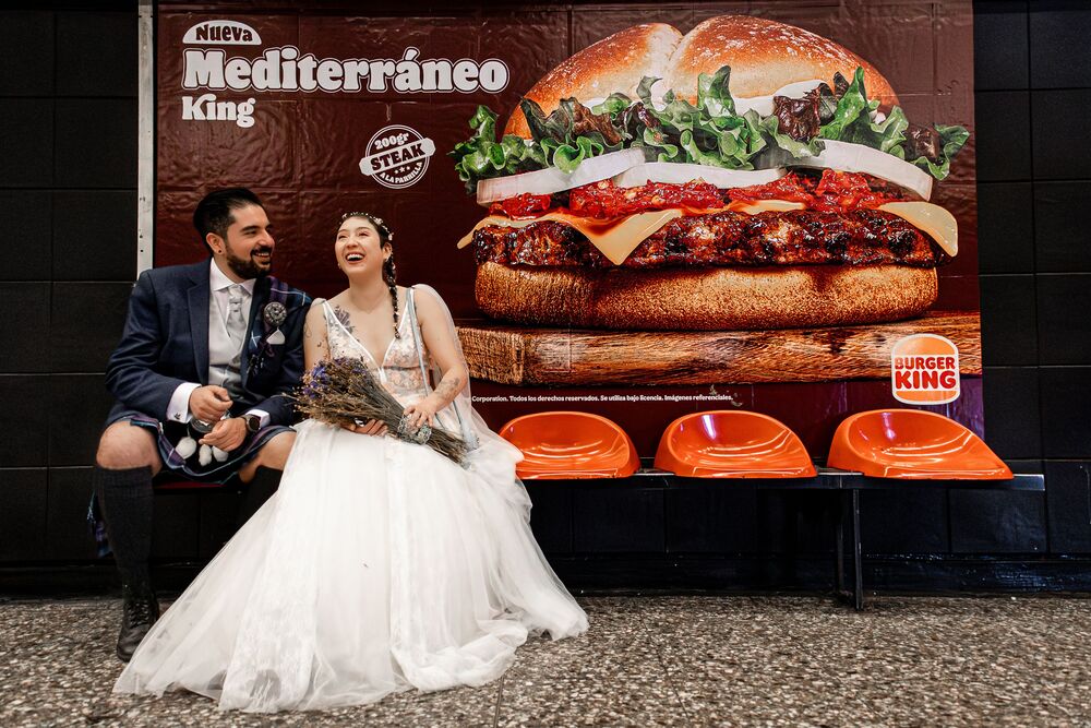 Colorful: Subway Wedding Session (6)