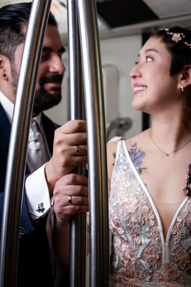 Colorful: Subway Wedding Session (10)