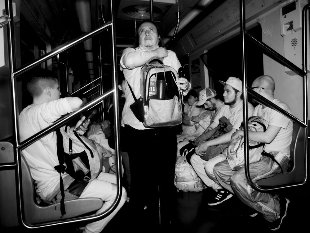 Under the Invisible Light: Infrared Portraits of the Metro (7)