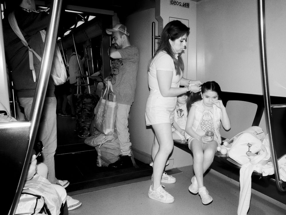 Under the Invisible Light: Infrared Portraits of the Metro (8)