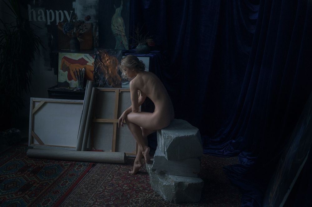 In the artist's studio (5)