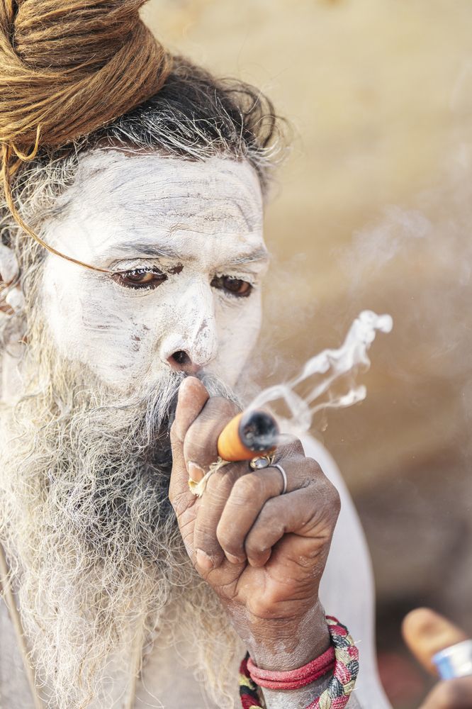Naga Sadhu covered in ashes (3)