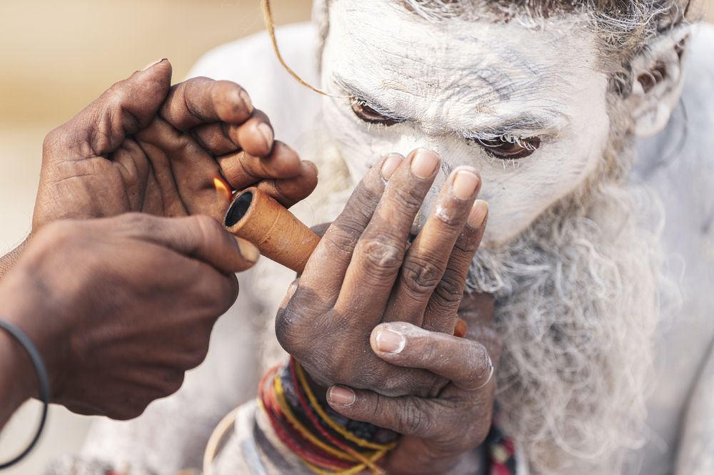 Naga Sadhu covered in ashes (10)