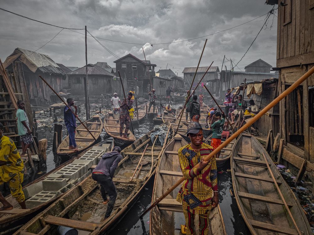 life in Makoko\'s floating slum, venice of Nigeria (3)