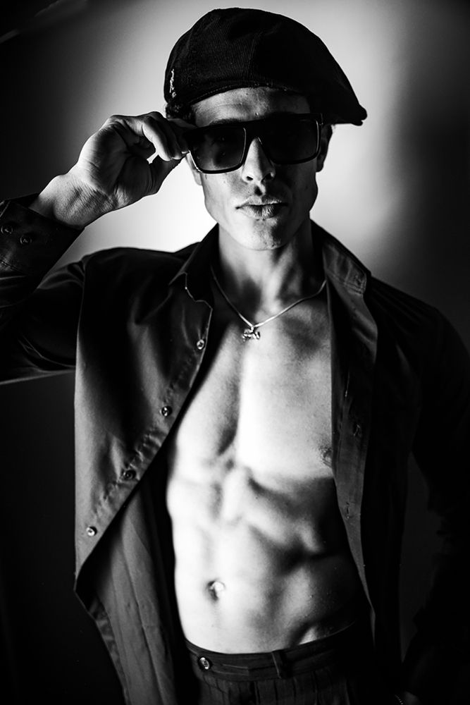 Moroccan male model studio portraits in Madrid Spain 1 (3)