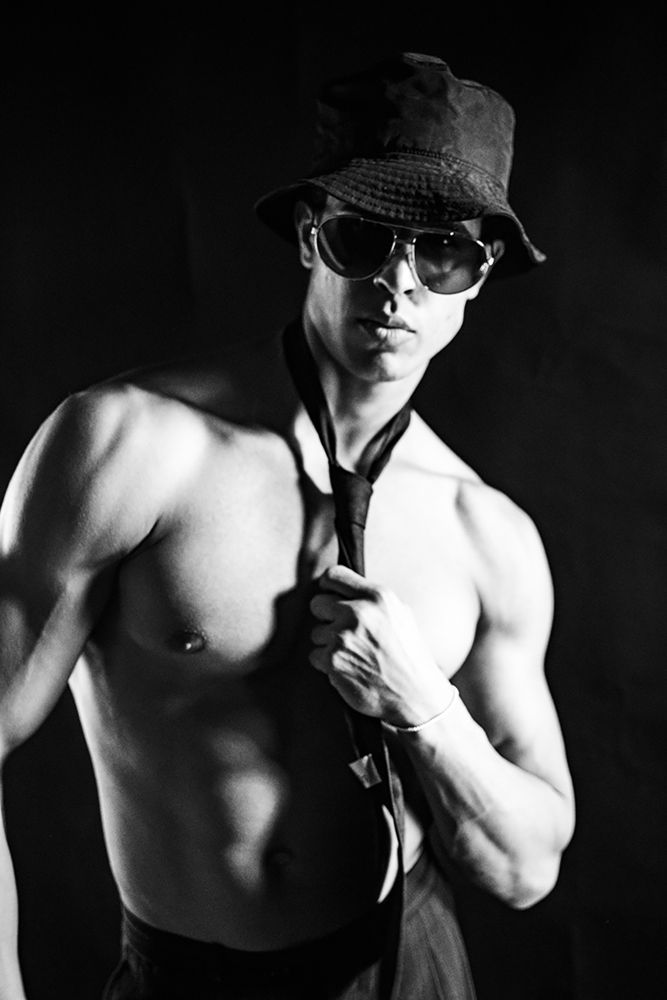 Moroccan male model studio portraits in Madrid Spain 1 (5)