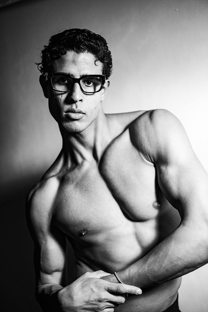 Moroccan male model studio portraits in Madrid Spain 1 (8)