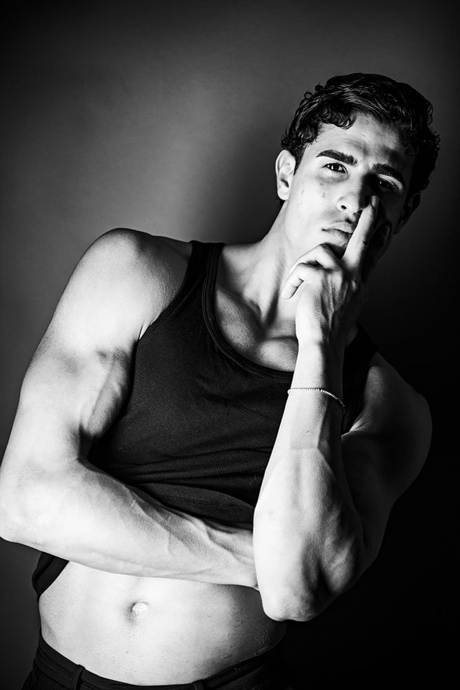 Moroccan male model studio portraits in Madrid Spain 1 (10)