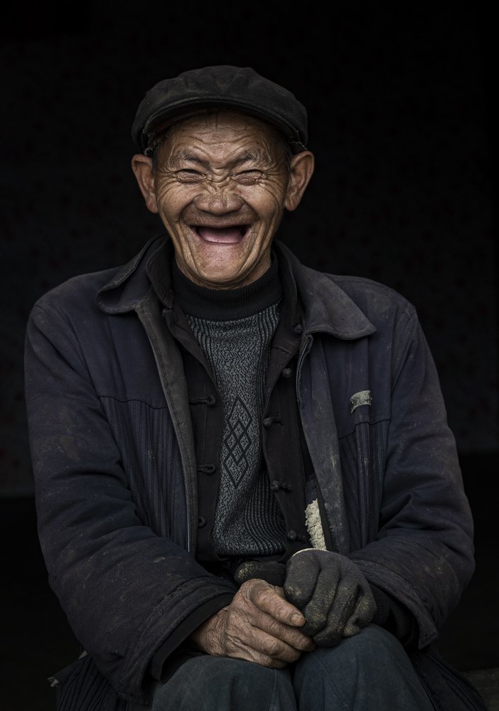 The smile of the old cowherd