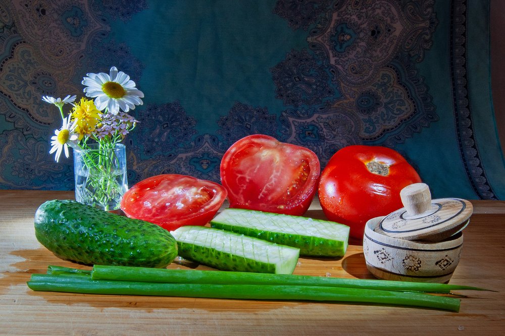 Легкий летний ужин.