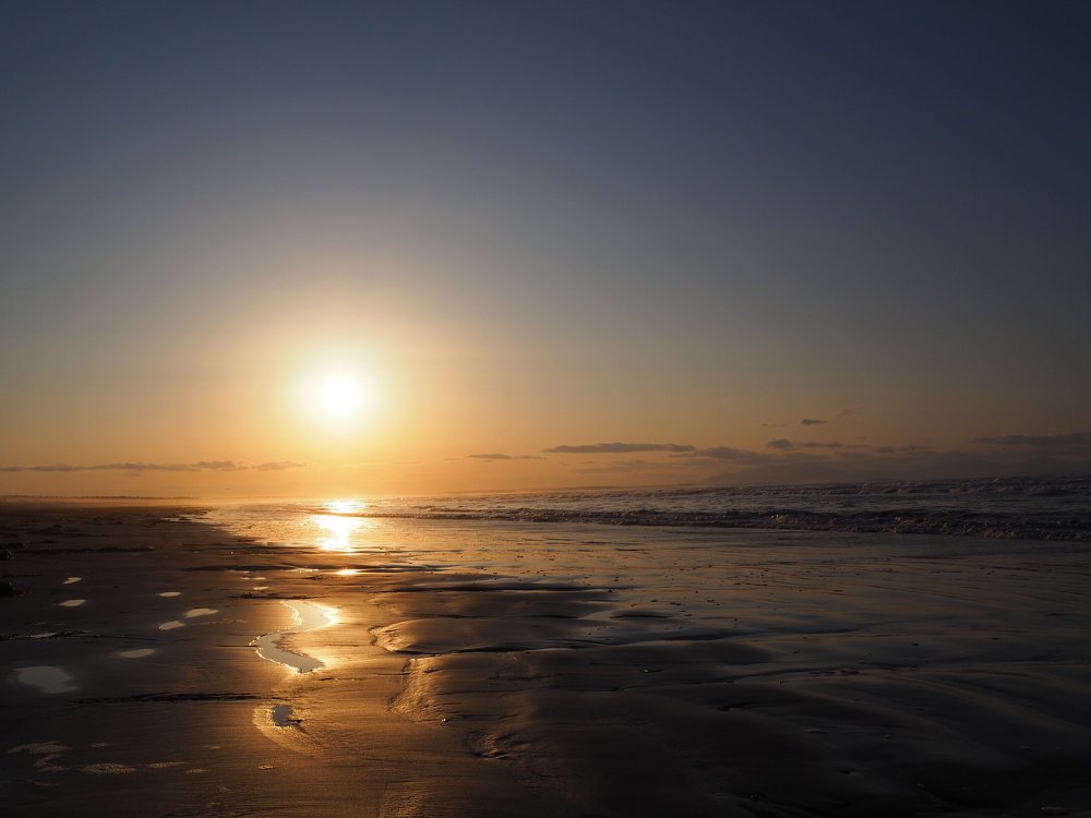 Жидкое золото песчаного пляжа