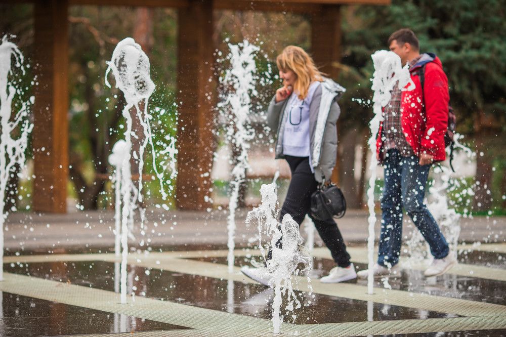 Осенние фонтаны