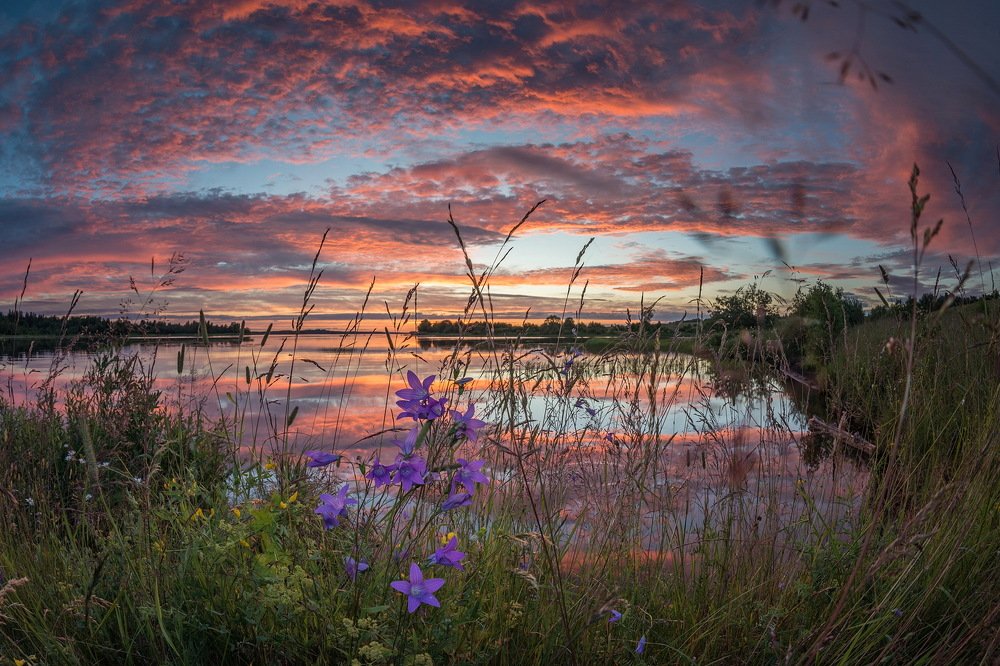 Вологодские закаты.