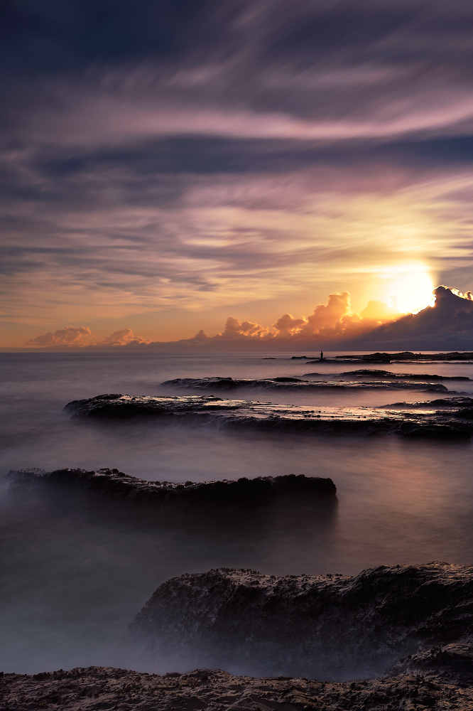 Stepping towards the light.