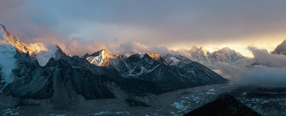 Закат в горах