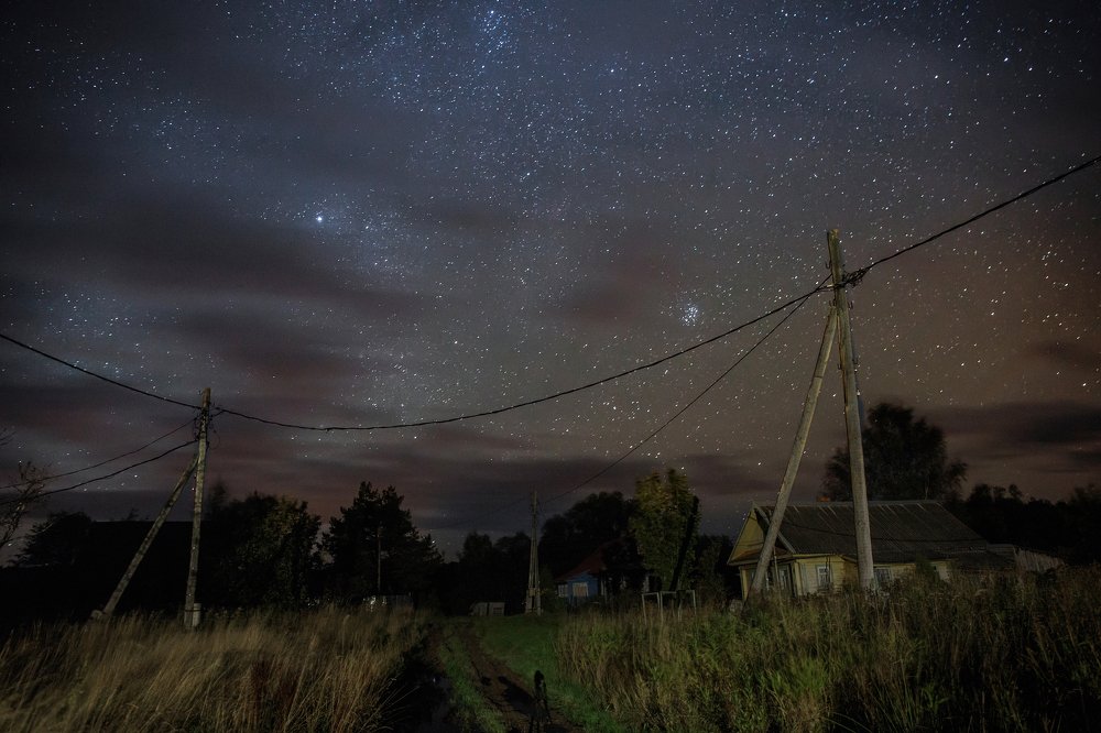 Ночь в деревне
