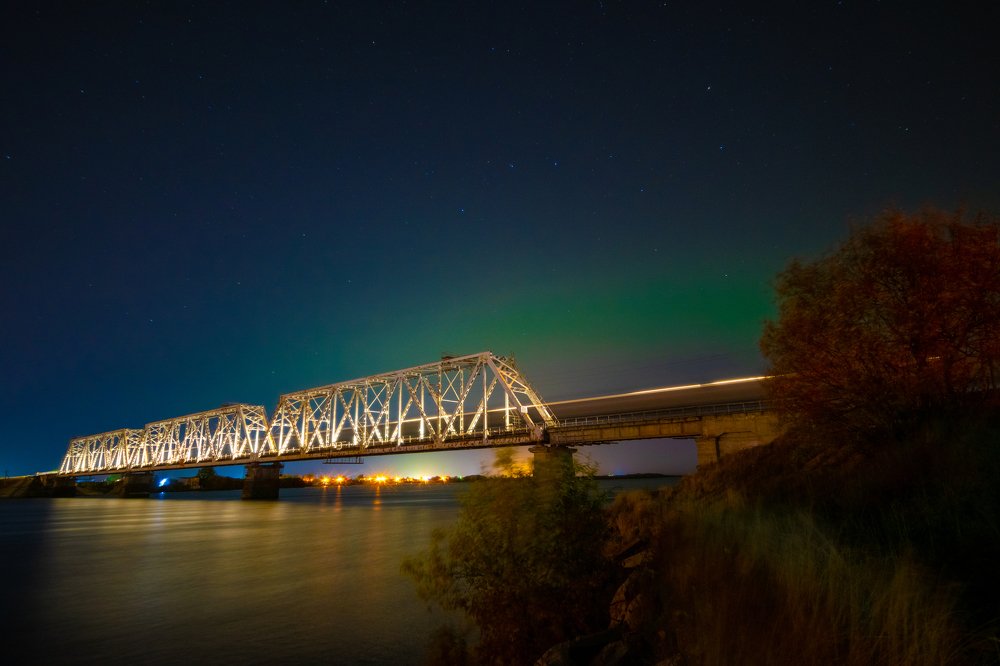 Polar Light in september  Arkhangelsk