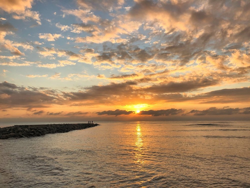 View of sunset