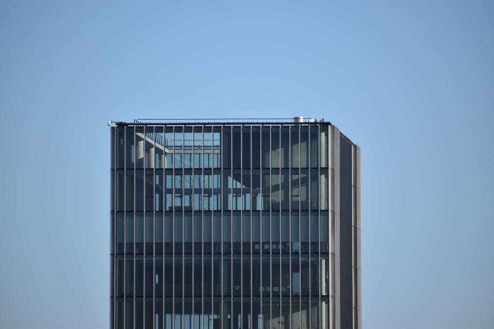 Montevideo new building near the river