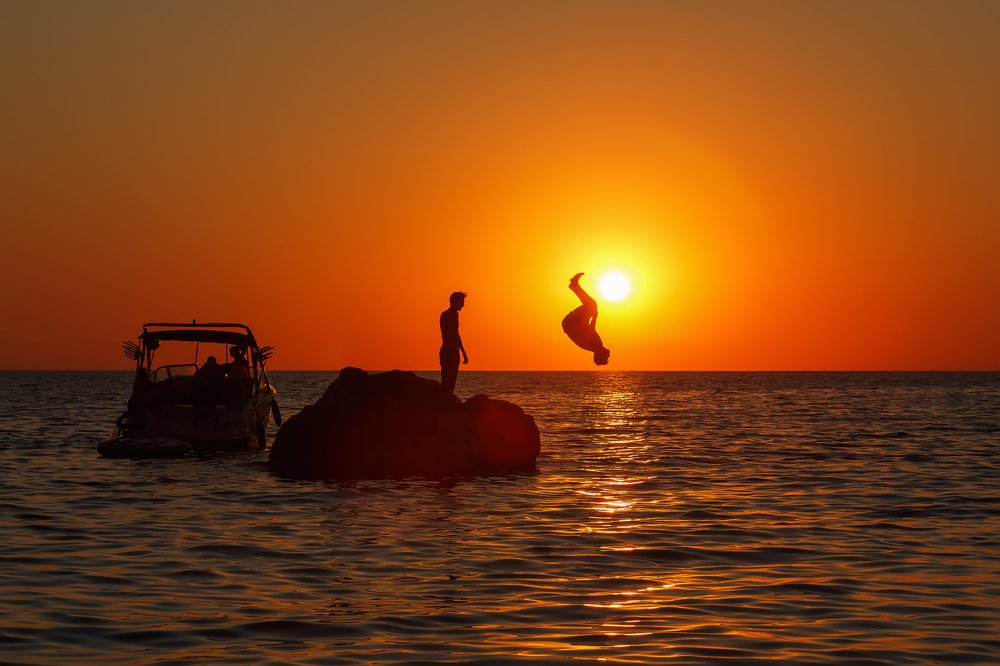 Морские развлечения.