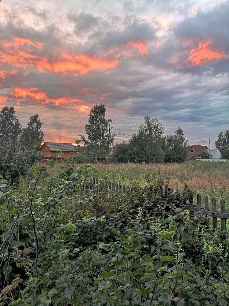 Закат на околице...