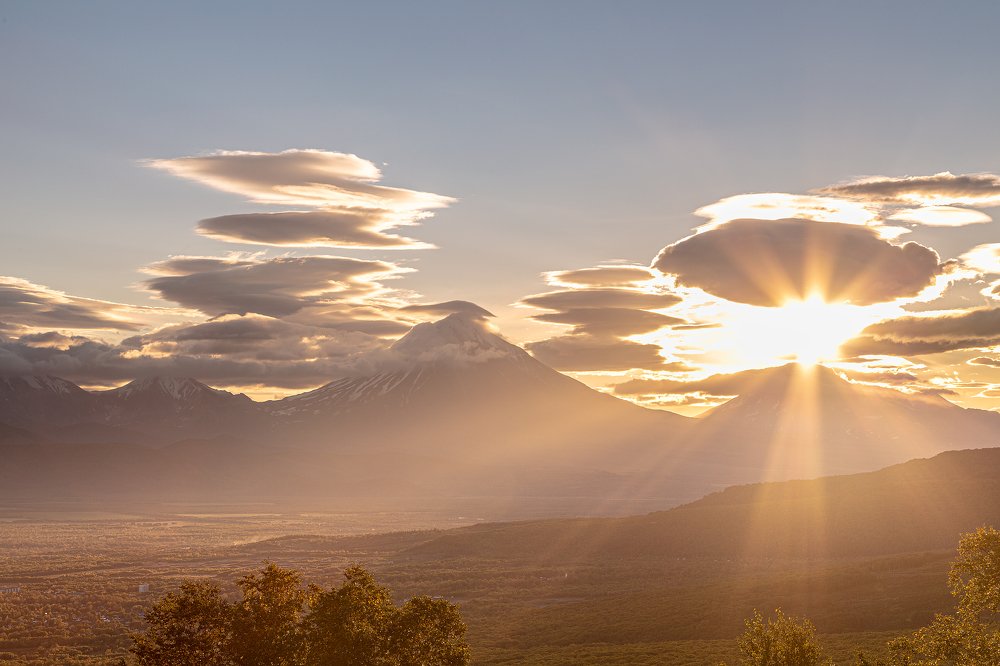 Начало дня на Камчатке