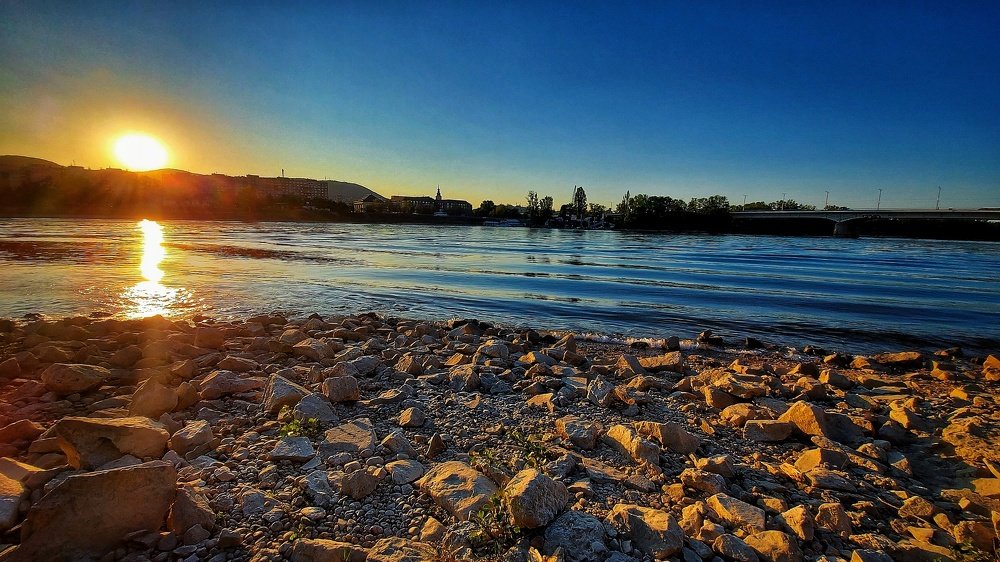 Sunset at Margaret Island Budapest