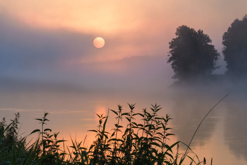 Sunrise on the Bug River in Poland 2