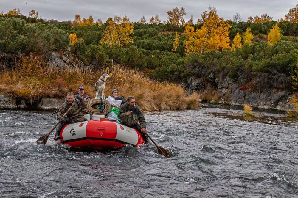 Сплав. Осень. Камчатка.