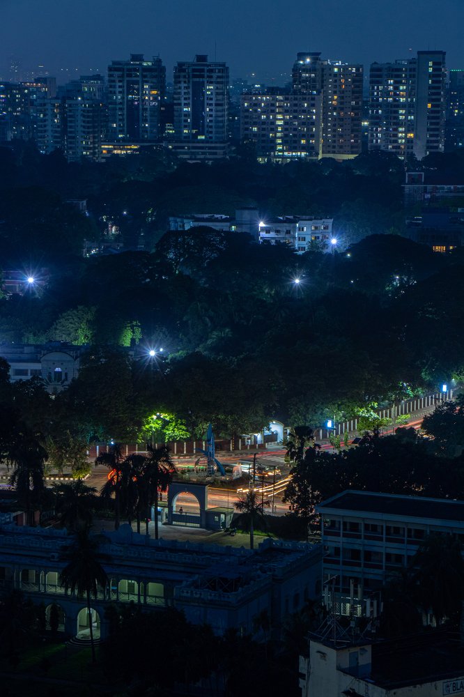 Night view of Dhaka