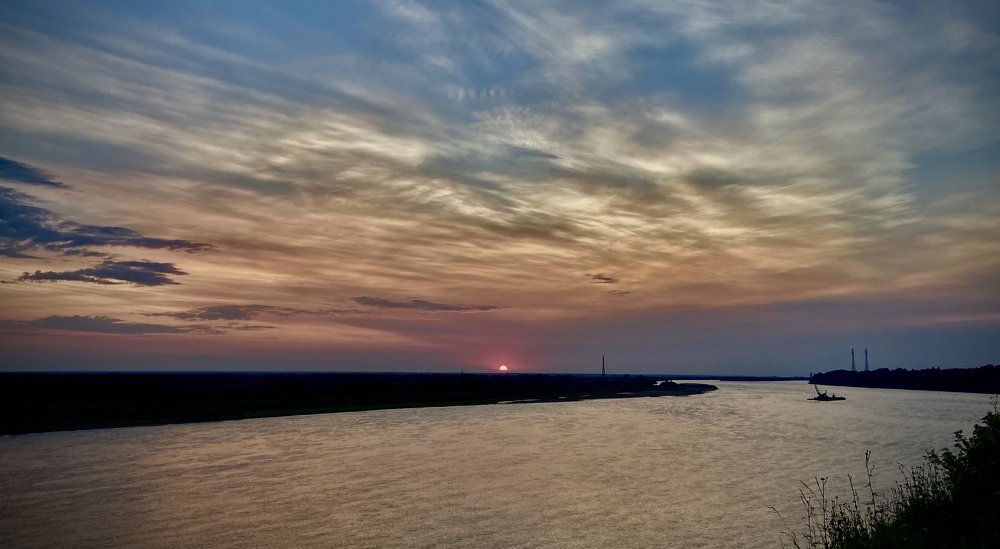 Закат над Северной Двиной