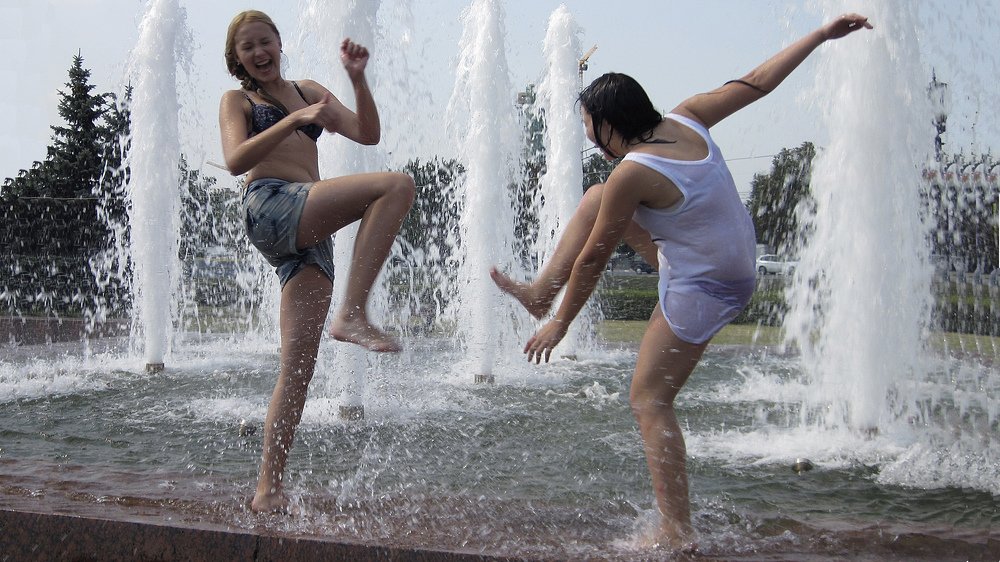 Фонтанные пляски !