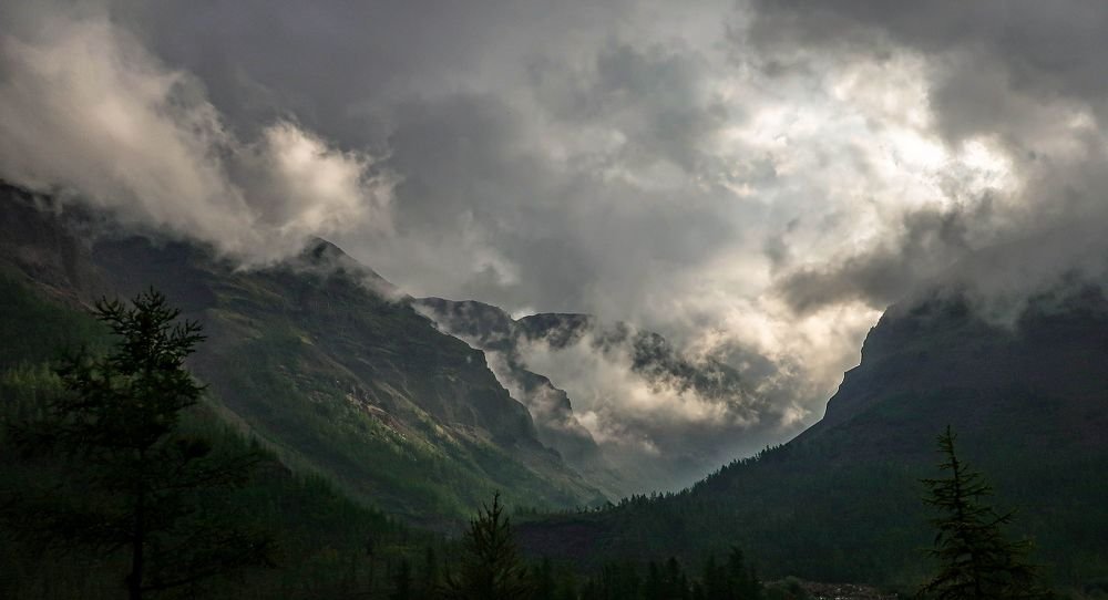 Утро в горах