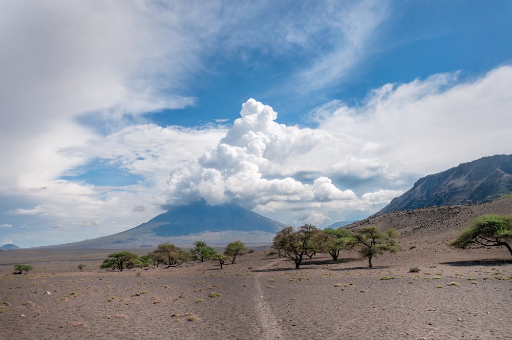 Долина перед вулканом