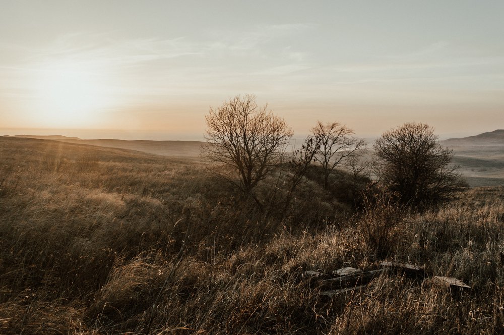Закат на горе Стрижамент