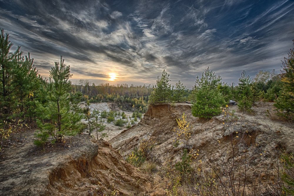 На закате дня